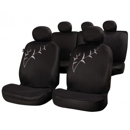 Fundas asientos textiles Tallo color negro