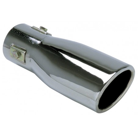 Cola escape Race Sport universal acero inoxidable ovalada