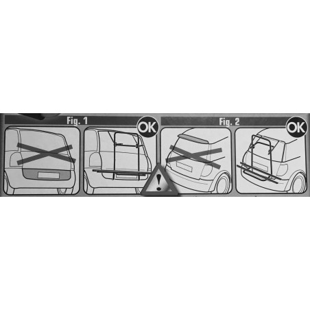 Portabicicletas trasero acero Steel Bike Menabo