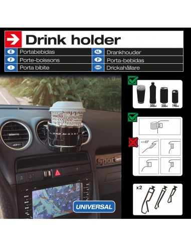 Soporte Bebidas Coche Universal Para...
