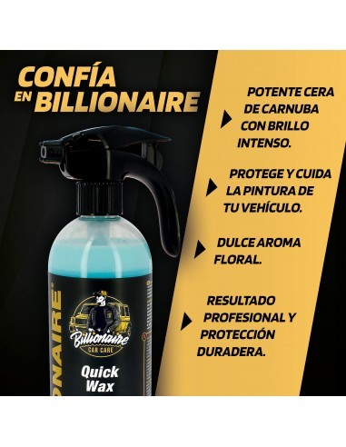 Billionaire Quick Wax Cera Rápida...