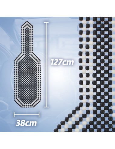 Respaldo con Bolas De Madera Baobab...