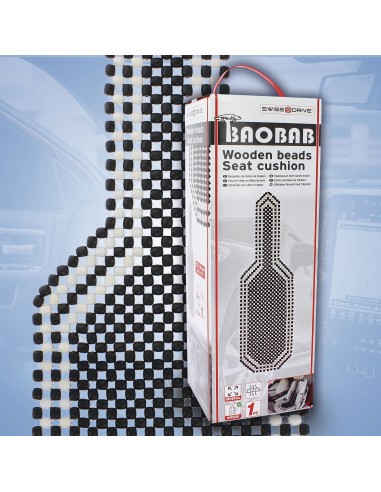 Respaldo con Bolas De Madera Baobab...