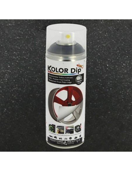 Vinilo líquido en spray negro mate kolor dip
