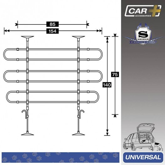 separador coche animales