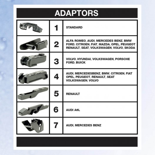 Escobillas limpiaparabrisas "RAINTRACK"