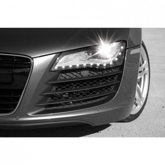 Tira Leds "Lucifer Eyes" 12V 2X50Cm. Blanco/Rojo