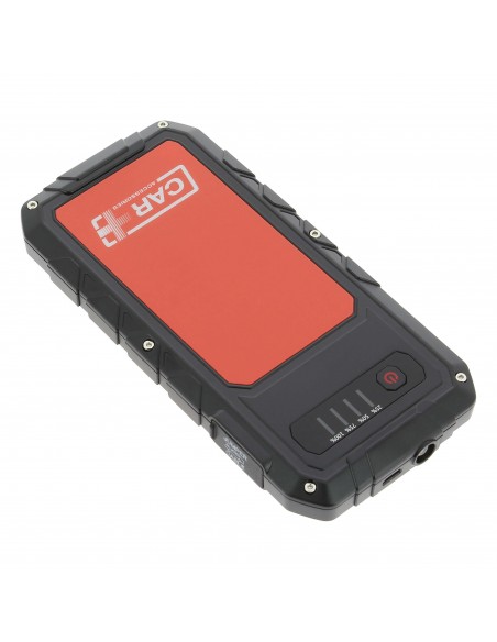 Arrancador portátil jump start y power bank con linterna LED para coche, moto, etc