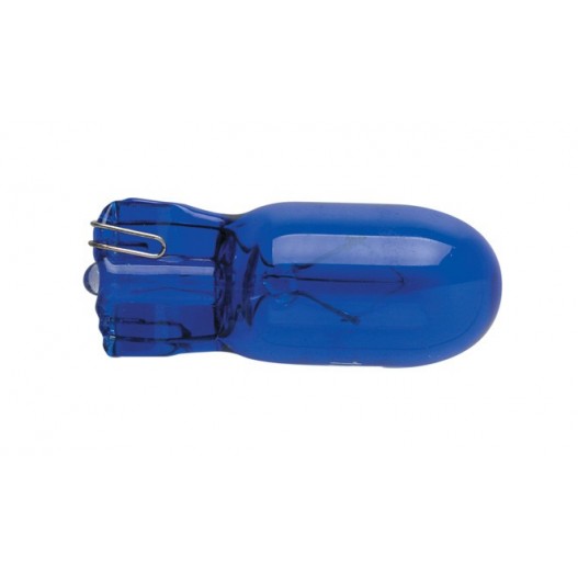 Bombilla T10 5W 12V Vidrio Azul ....