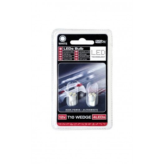 Bombilla 4 Leds T10 12V