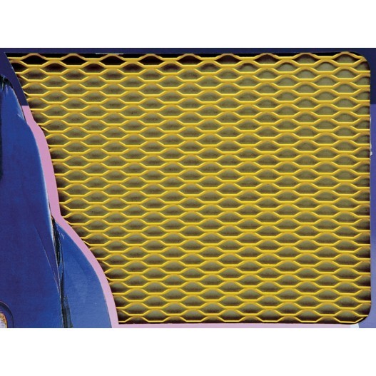 Rejilla Aluminio 33X100Cm. Amarilla