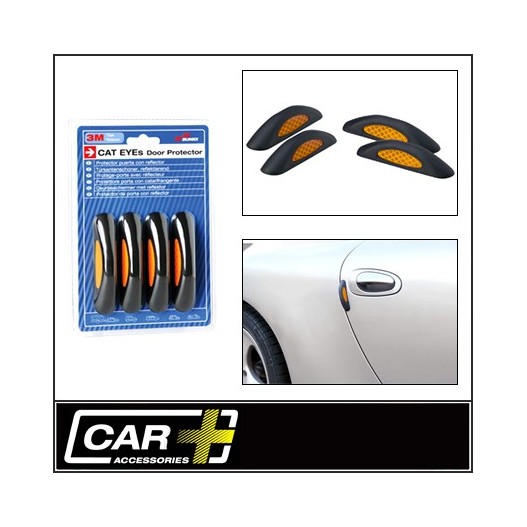 Protectores de puerta de coche con reflector